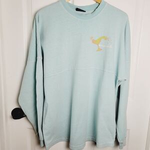 Margaritaville Spirit Jersey Medium Blue Buffet It's 5 O' Clock Somewhere Relax